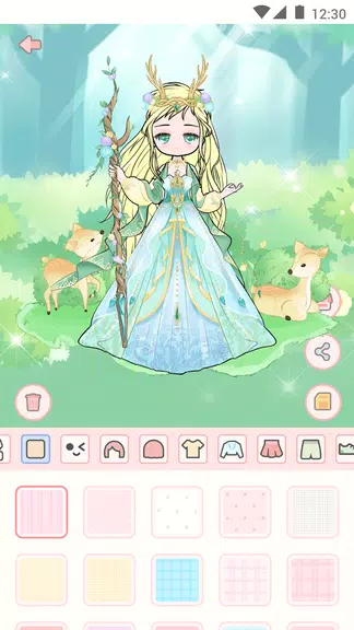 Cute live star:dress up avatar ဖန်သားပြင်ဓာတ်ပုံ 3