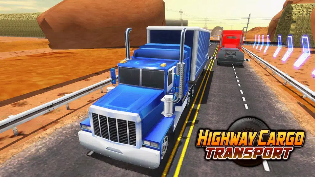 Highway Cargo Truck Simulator Schermafbeelding 0