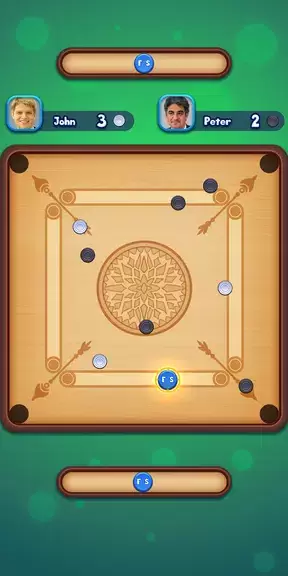 Carrom Strike - Disc Pool Game Captura de tela 3