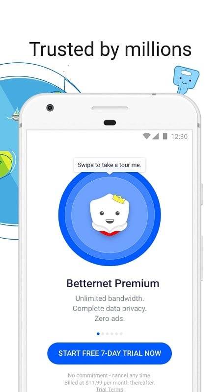 Betternet Hotspot VPN ဖန်သားပြင်ဓာတ်ပုံ 2