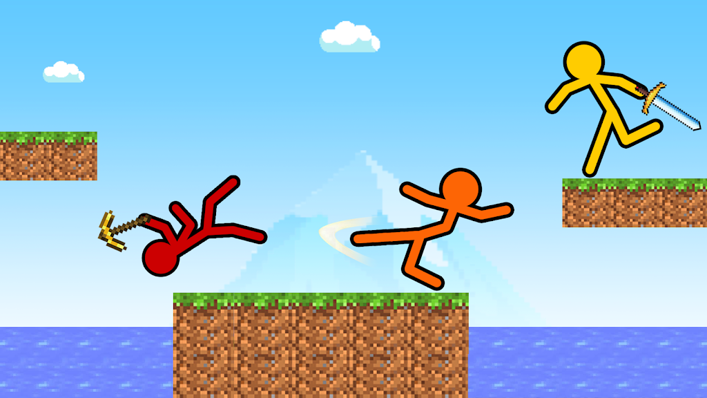 Stick-man Craft Fighting Game Zrzut ekranu 2