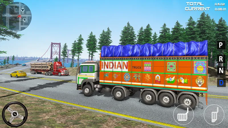 Indian Driver Cargo Truck Game ဖန်သားပြင်ဓာတ်ပုံ 1