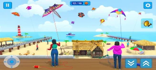 Kite Game Kite Flying スクリーンショット 2