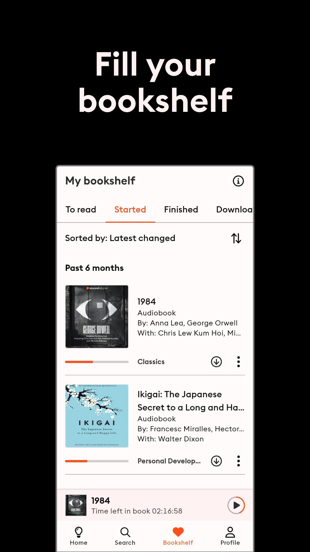 Storytel: Audiolivros e ebooks Captura de tela 3