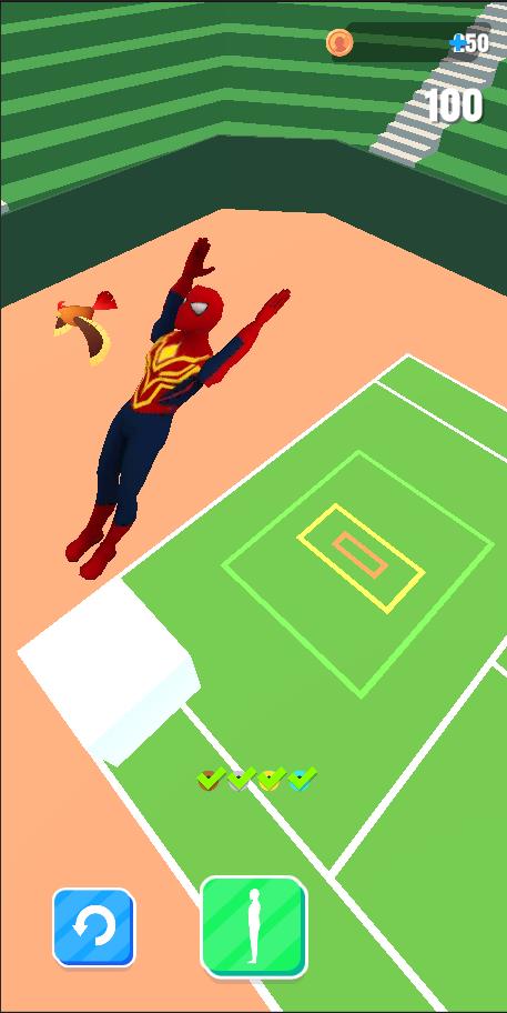 Superhero Flip Jump: Sky Fly Ekran Görüntüsü 1