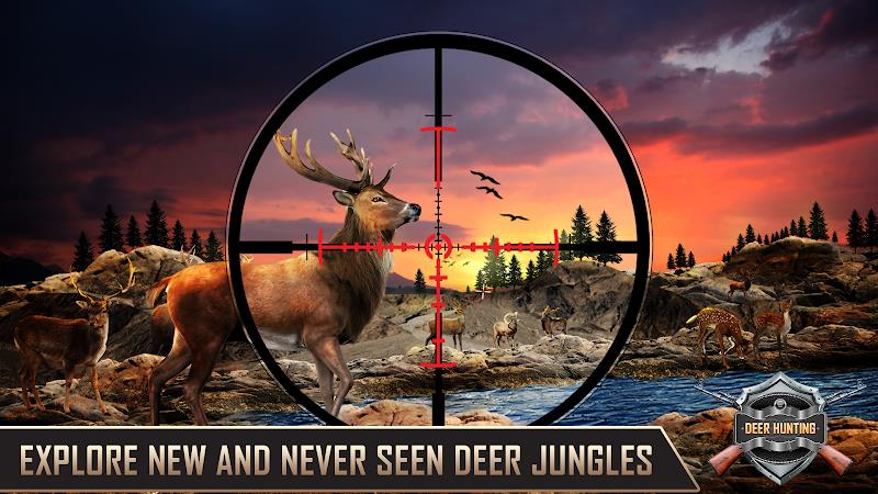 Deer Hunting Simulator Games Tangkapan skrin 3