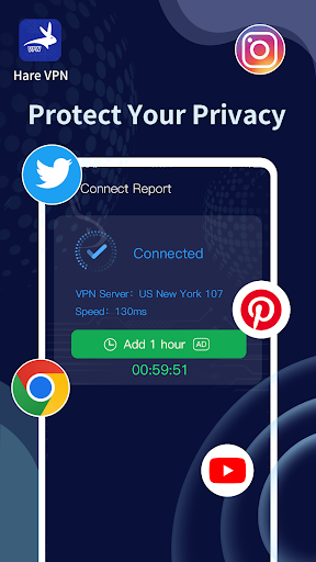 Hare VPN ภาพหน้าจอ 1