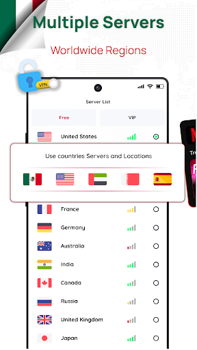 Mexico VPN - Get Mexican IP স্ক্রিনশট 1