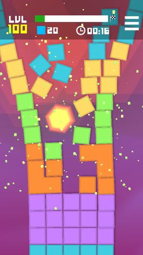 Hexagon Tower Balance Blocks Captura de tela 2