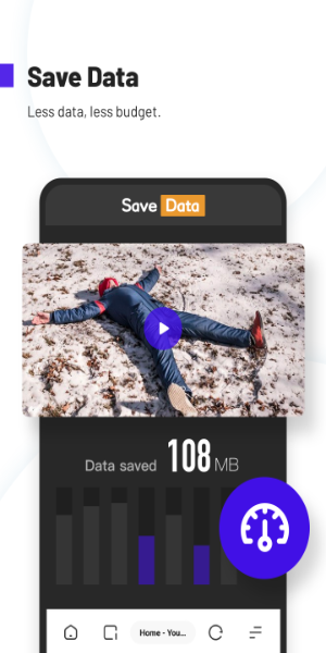 UC Browser Turbo-快速下載，安全，廣告攔截應用截圖第1張