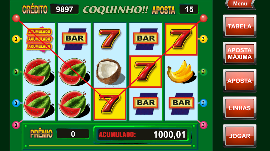 Caça Níquel do Coquinho 스크린샷 1