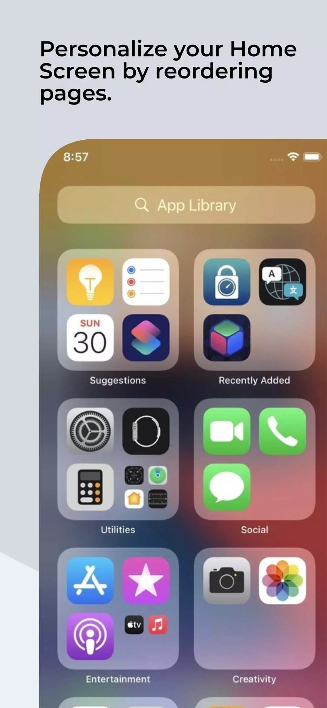 Launcher for iOS Ekran Görüntüsü 3