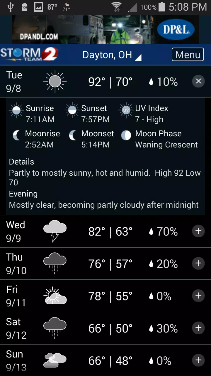 WDTN Weather Ảnh chụp màn hình 2