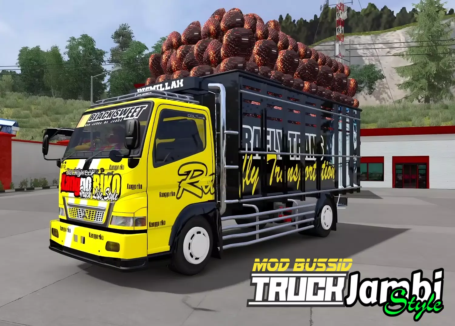 Mod Bussid Truk Jambi Style Скриншот 0