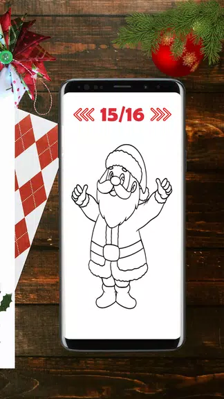 Christmas Drawing App Ekran Görüntüsü 1