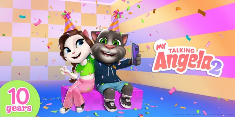 My Talking Angela 2 celebrates the series’ 10th birthday with the Party with a Friend event