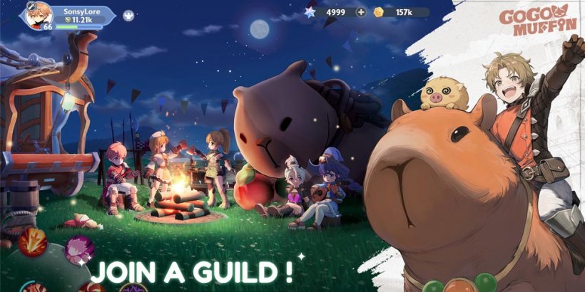 Embarque em uma cativante aventura de fantasia MMO com Go Go Muffin, agora no celular!