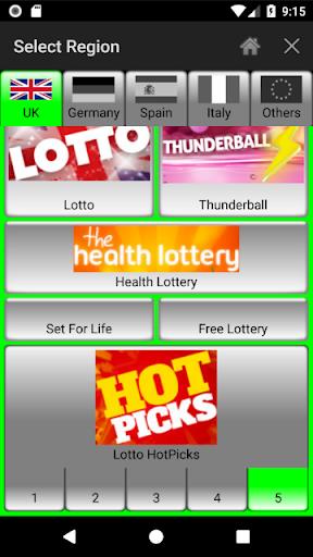 Lotto Number Generator for EUR ဖန်သားပြင်ဓာတ်ပုံ 0