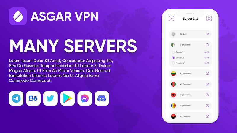 Asgar VPN Tangkapan skrin 3