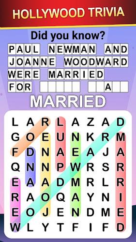 Word Search World Hollywood Zrzut ekranu 2