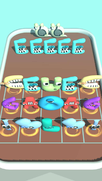 Merge Alphabet: Lord Run Mod ဖန်သားပြင်ဓာတ်ပုံ 0