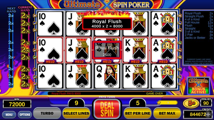 Spin Poker™ Casino Video Slots Tangkapan skrin 1