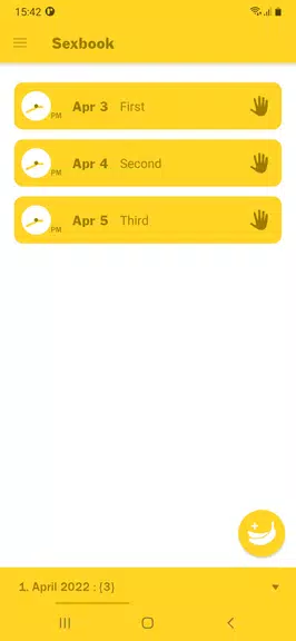 Sex Tracker Ảnh chụp màn hình 1