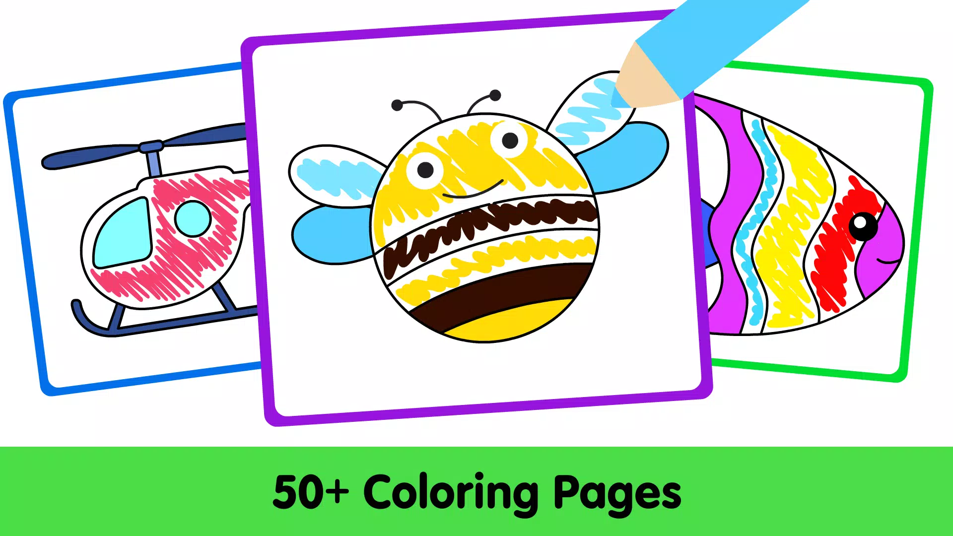 Kids Coloring Pages & Book Ekran Görüntüsü 1