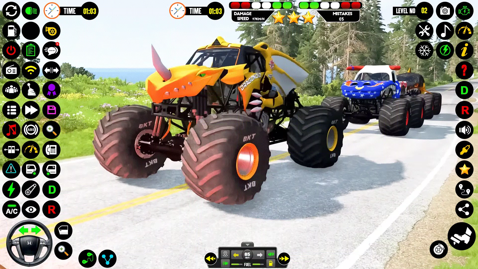 Monster Truck Racing: Truck 3D Скриншот 3