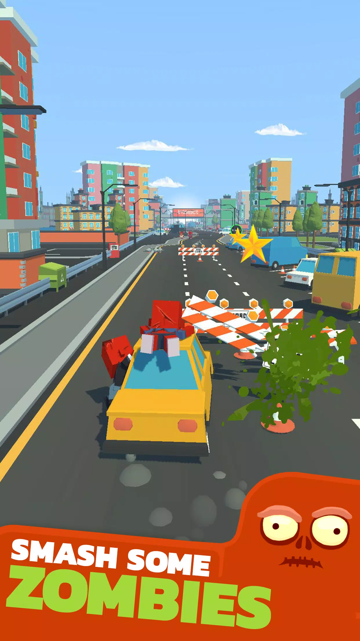 Zombie Road Rush Schermafbeelding 1