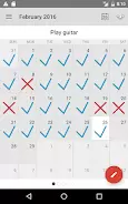 Goal & Habit Tracker Calendar Tangkapan skrin 1