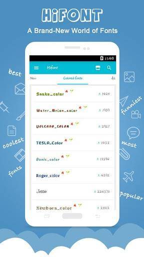 HiFont - 字體和壁紙應用截圖第2張