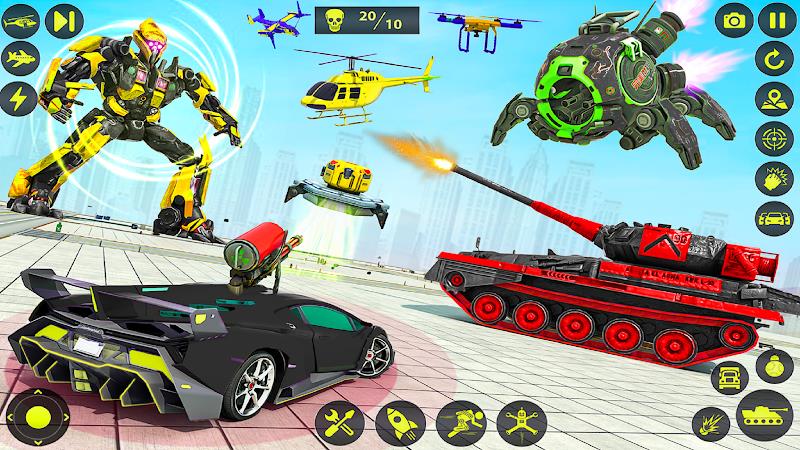 Army Tank Robot Car Games: スクリーンショット 3