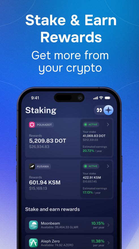 Nova Polkadot Wallet Screenshot 1