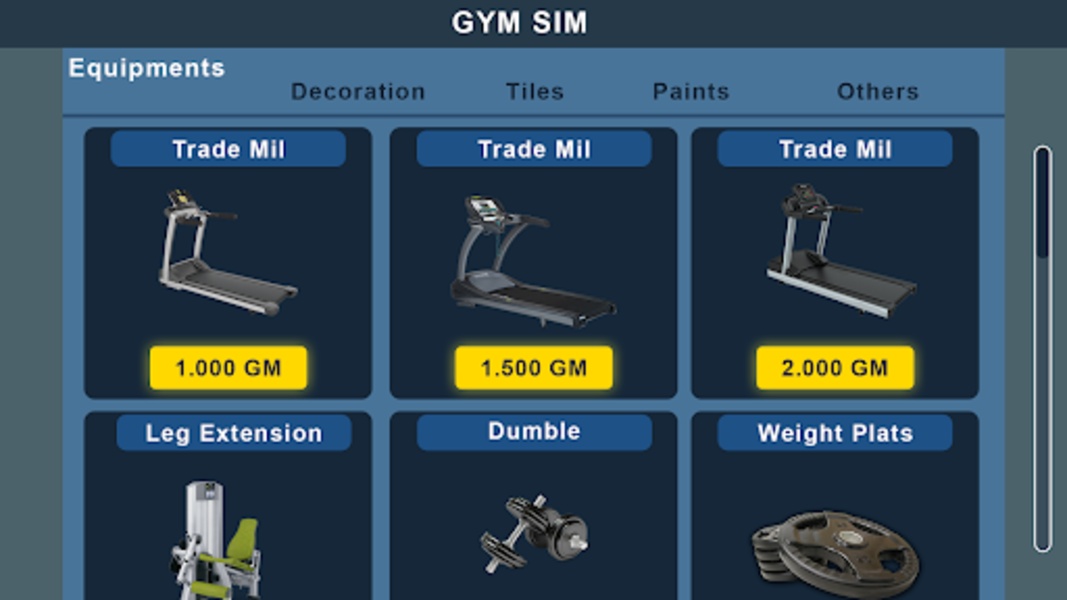 Gym simulator 24 : Gym Tycoon Captura de tela 1