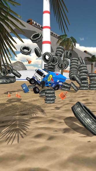 Stunt Truck Jumping Mod ဖန်သားပြင်ဓာတ်ပုံ 2