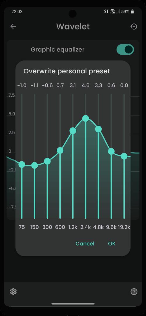 Wavelet: headphone specific EQ स्क्रीनशॉट 2