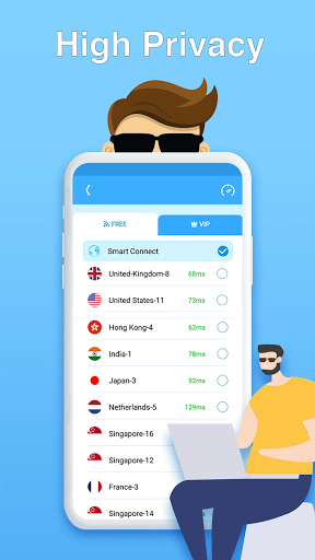 Super Master VPN Secure Proxy Ảnh chụp màn hình 3