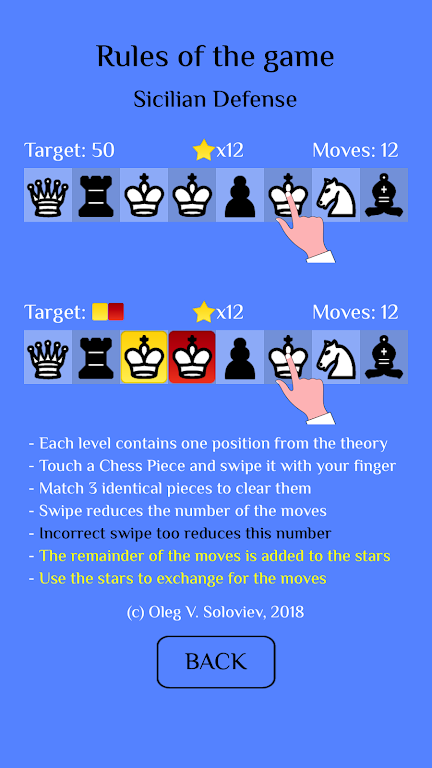 Chess Match-3: Sicilian Capture d'écran 2