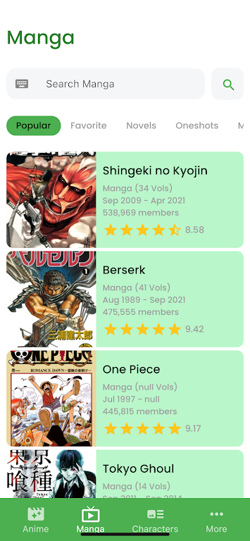 Schermata 9Anime and Manga 1