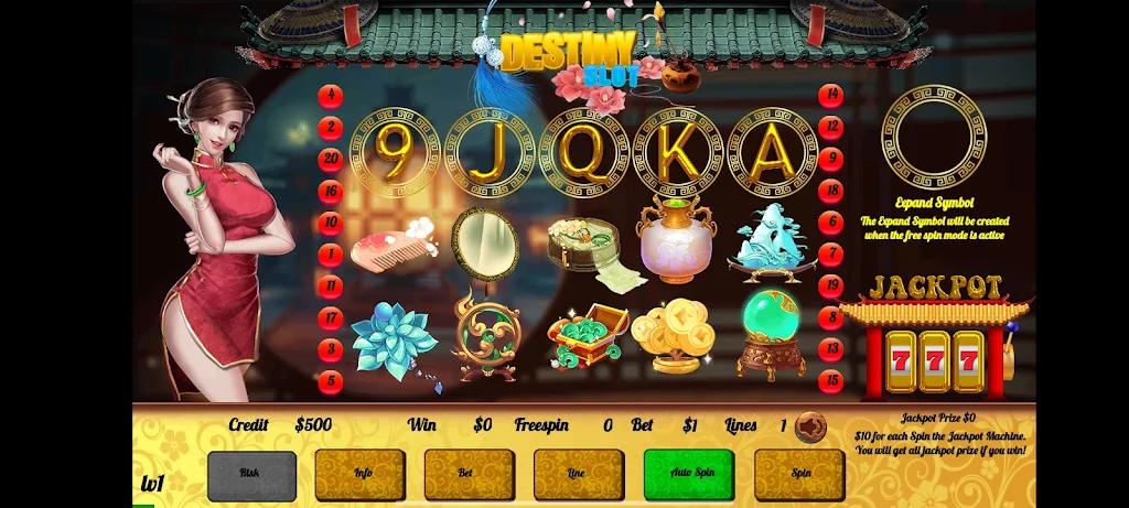 Jackpot Slots of Chinatown Captura de tela 1