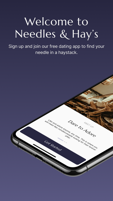 Needles and Hays Dating App Ekran Görüntüsü 0