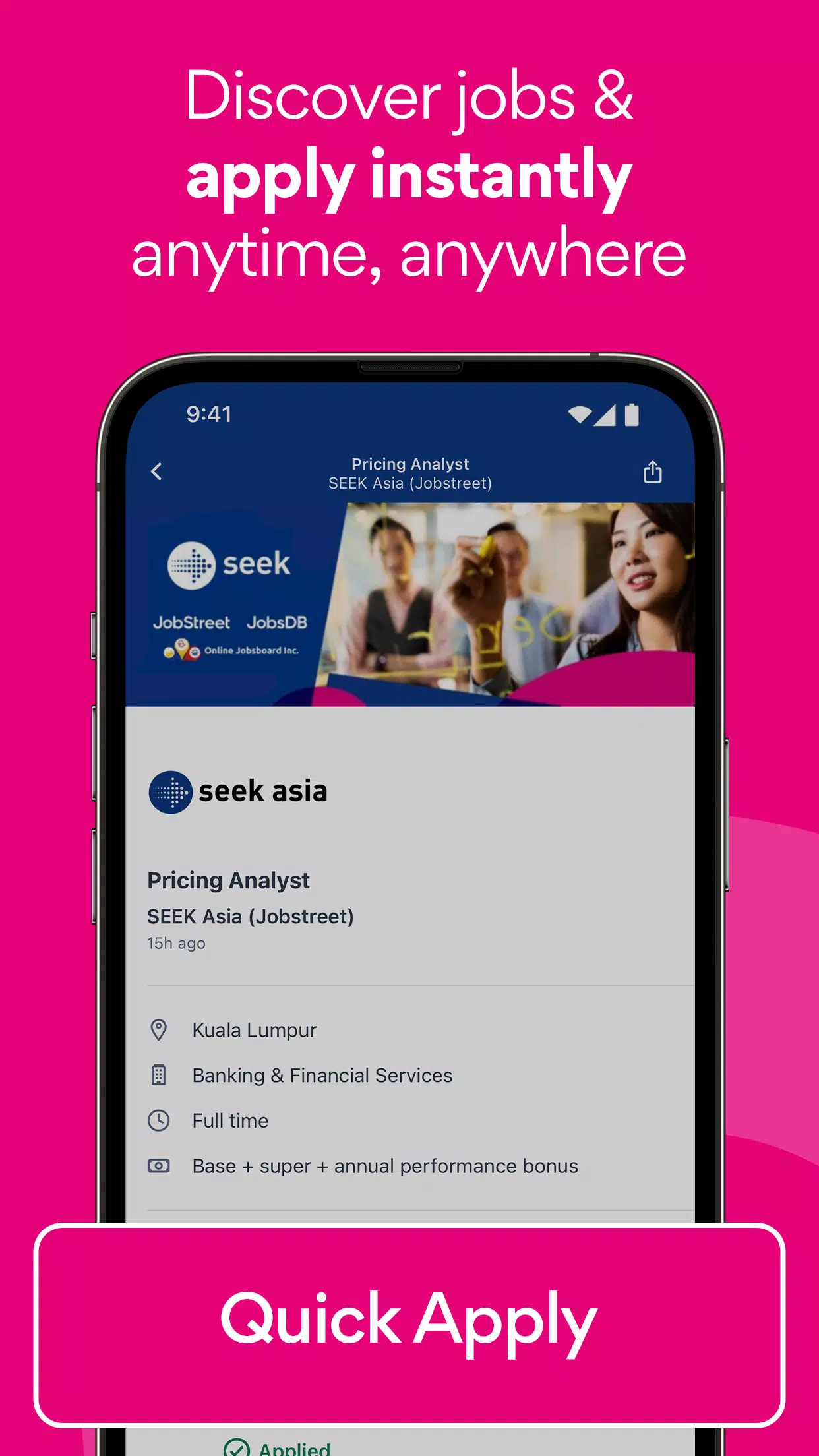 Jobstreet: Job Search & Career 스크린샷 1