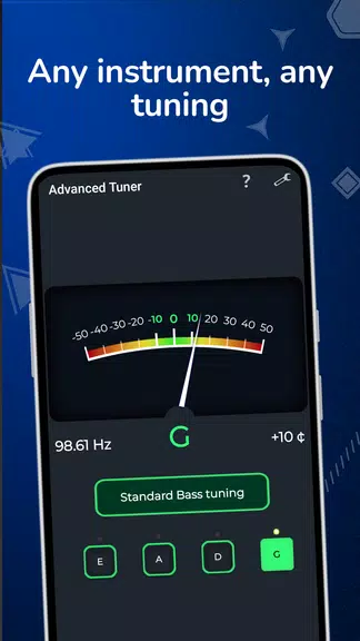 Advanced Tuner guitar violin Screenshot 2