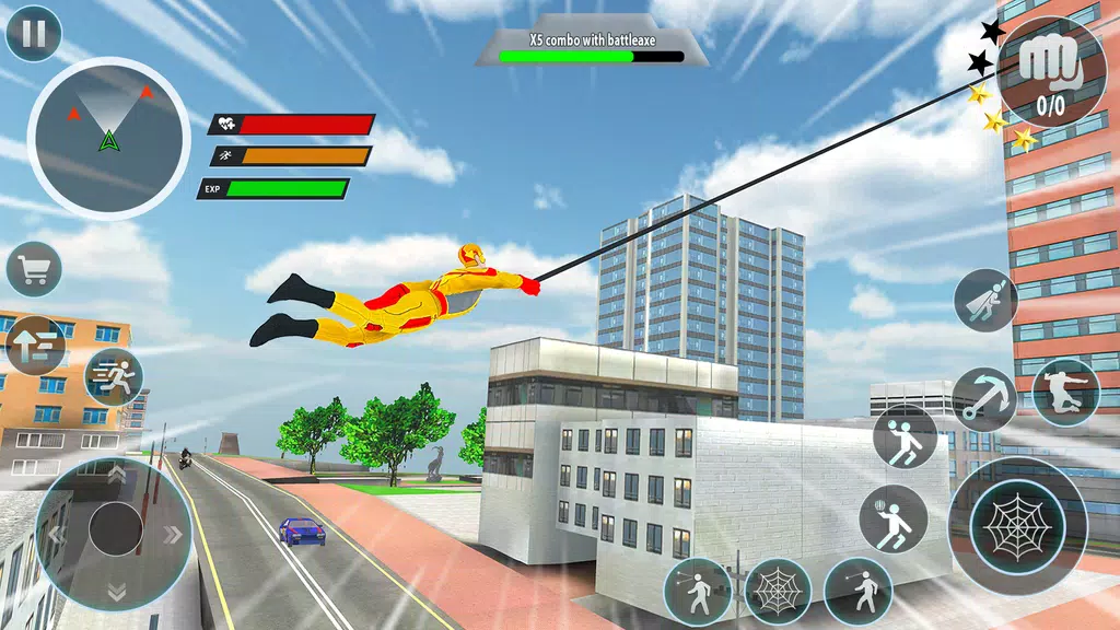 Police Robot Rope Hero Game 3d ဖန်သားပြင်ဓာတ်ပုံ 2