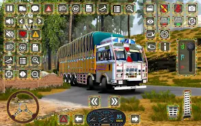 Indian Truck Offroad Cargo 3D ဖန်သားပြင်ဓာတ်ပုံ 2