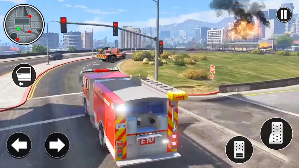 City Emergency Driving Games Schermafbeelding 1