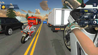 Endless Moto Traffic Racer 3D Schermafbeelding 3