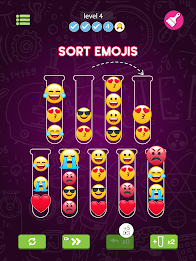 Schermata Emoji Sort: Sorting Games 0