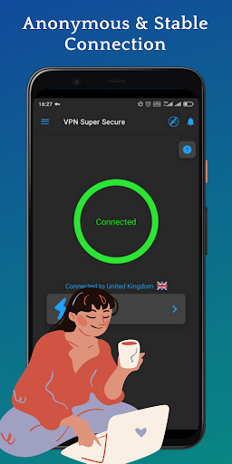 VPN Super - Secure VPN Proxy Ảnh chụp màn hình 1